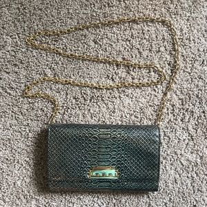 Zac Posen gold metallic purse